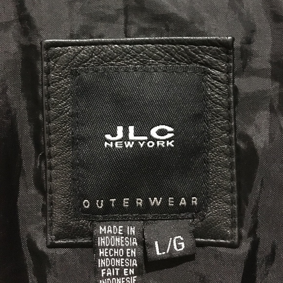 JLC New York Outerwear Black Collard Jacket - Picture 2 of 4